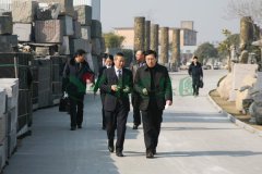 区向导考察团莅临美高梅集团4688am集团检查指导事情