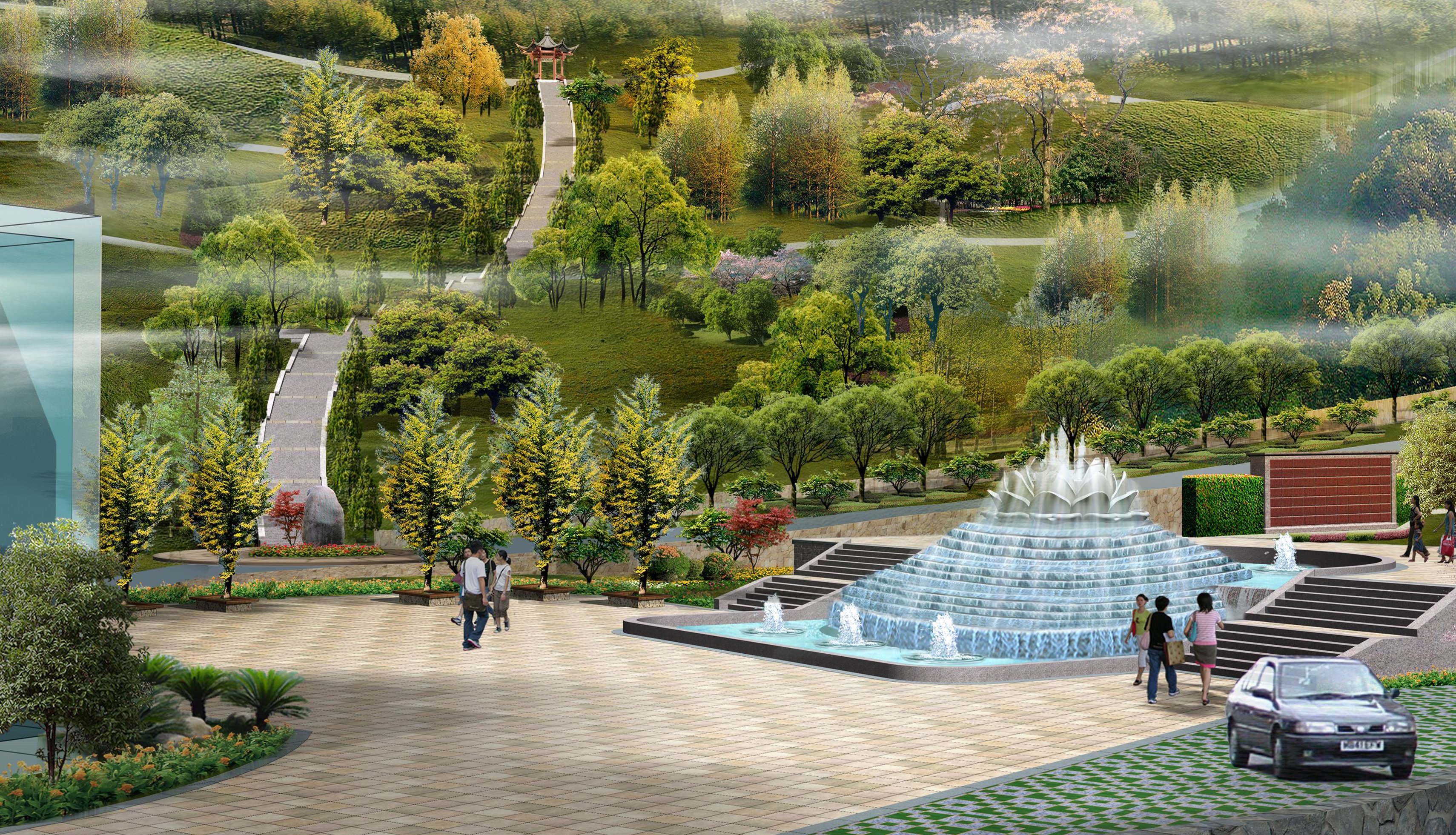 沈家门新塘弄塘湾公墓：融合文化，，，，，焕新墓园