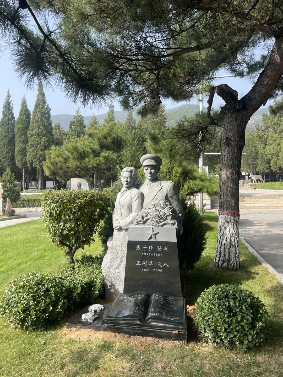 非遗承初心，，，，，，，石语颂英魂 | 张子珍将军匹俦雕塑完工